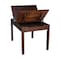 International Concepts Rectangle Table with Lift Up Top For Storage, 24 in W, 33.1 in L, 22.2 in H, Wood, Rich Mocha JT15-2532L - alternate 7